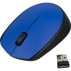Мышь компьютерная Logitech беспров.M171 blue (USB, 1000dpi) (910-004640) - фото 6
