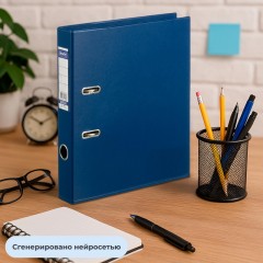 Папка-регистратор Strong Line 50мм т.-синий, ПБП2, карм.кор Папка-регистратор Strong Line 50мм т.-синий, ПБП2, карм.кор - фото 8