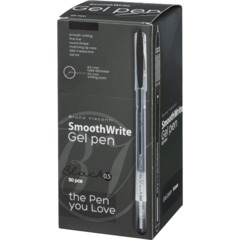Ручка гелевая неавтомат. SmoothWrite 0.5мм, черный, 20-0393/02 - фото 8