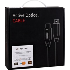 Кабель активный оптический HDMI 19M/M,ver. 2.1, 20m Telecom <TCG2120-20M - фото 13