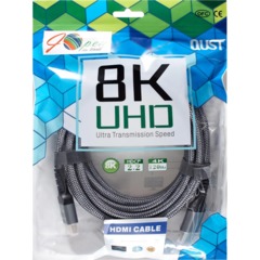 Кабель HDMI 19M/M,ver. 2.1 8KX60Hz (Econom) оплетка 5m iOpen <ACG859A-5.0 - фото 6