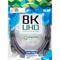 Кабель HDMI 19M/M,ver. 2.1 8KX60Hz (Econom) оплетка 3m iOpen <ACG859A-3.0 - фото 6