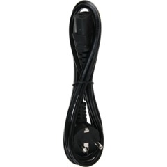 Кабель комп -> розет 220V ( угл Евровилка) 3Gx0,5mm2 1.8м iOpen ACE021-1.8M - фото 2