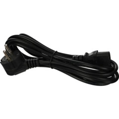 Кабель комп -> розет 220V (угловая Евровилка) 3Gx0,5mm2 3м iOpen ACE021-3M - фото 2
