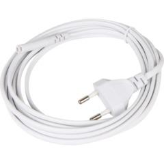 Кабель питания IEC-320-C7, 2-pin 3m ,белый, iOpen<ACE023-W-3.0M - фото 3