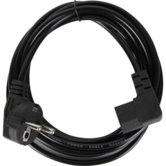 Кабель комп - розетка 220V EU (угол-угол) 3m, iOpen <ACE021R-3.0M - фото 2