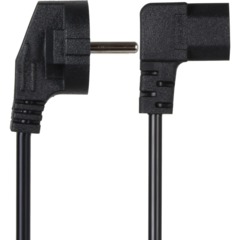 Кабель комп - розетка 220V EU (угол-угол) 3m, iOpen <ACE021R-3.0M - фото 4