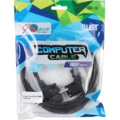 Кабель комп - розетка 220V EU (угол-угол) 3m, iOpen <ACE021R-3.0M - фото 7