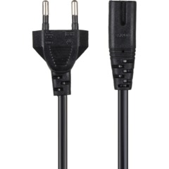 Кабель питания IEC-320-C7, 2-pin 3m ,черный, iOpen<ACE023-3.0M - фото 4