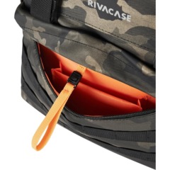 Рюкзак для ноутбука RIVACASE 7621 brown camo Sherwood-ECO Rolltop 15л 15.6 - фото 9