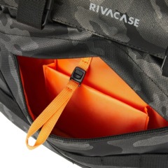 Рюкзак для ноутбука RIVACASE 7621 grey camo Sherwood-ECO Rolltop 15л, 15.6 - фото 8
