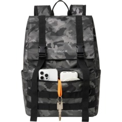 Рюкзак для ноутбука RIVACASE 7621 grey camo Sherwood-ECO Rolltop 15л, 15.6 - фото 14
