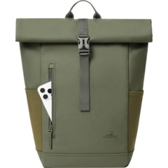 Рюкзак для ноутбука RIVACASE 7826 olive green Eden-ECO 17л, 14 /6 - фото 11