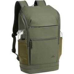 Рюкзак для ноутбука RIVACASE 7856 olive green Eden-ECO 20л, 15.6 /6 - фото 11