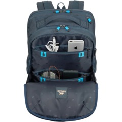 Рюкзак для ноутбука RIVACASE 7861 dark blue Borneo-ECO 17.3 (28л) / 4 - фото 4