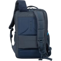 Рюкзак для ноутбука RIVACASE 7861 dark blue Borneo-ECO 17.3 (28л) / 4 - фото 10