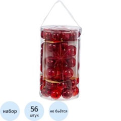 Набор игрушек Украшение НГ, L21 W21 H37 см 56шт 807917