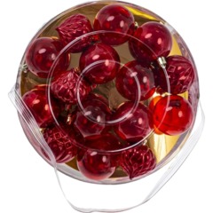 Набор игрушек Украшение НГ, L21 W21 H37 см 56шт 807917 - фото 13