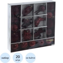 Набор игрушек Украшение НГ, L40 W8 H40 см 20шт 826675
