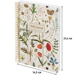 Ежедневник недатированный НА CUTE DIARY А5,BV,136,ЛУГ.ТР,зол.греб,3-701/11 - фото 14