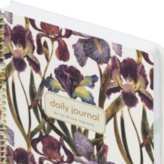 Ежедневник недатированный CUTE DIARY А5,BV,136,ИРИСЫ, зол.греб, 3-701/15 - фото 2