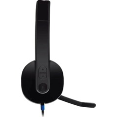 Гарнитура Logitech для ПК с микр. H540 черный 1.8м накладн.USB (981-000481) - фото 2