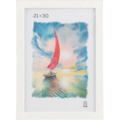 Рамка А4 (21х30) МДФ FRAME 21х30 PS, белая - фото 5