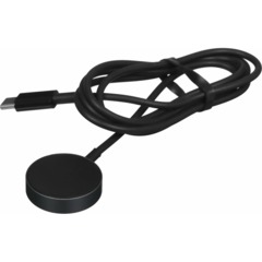 Зарядное устройство PERO беспр. TC20 USB-C для Galaxy Watch магнитн, черное - фото 2