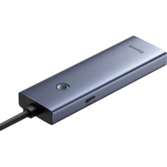 Разветвитель USB Baseus UltraJoy 4-Port Sp.Grey B0005280B811-11 - фото 3