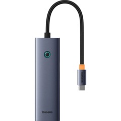 Разветвитель USB Baseus UltraJoy 4-Port Sp.Grey C-USB3.0 B0005280A813-03 - фото 5