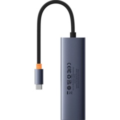 Разветвитель USB Baseus UltraJoy 4-Port Sp.Grey C-USB3.0 B0005280A813-03 - фото 6