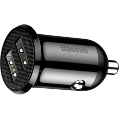 Зарядное устройство Baseus Grain Pro (Dual USB 4.8A ) Black CCALLP-01 - фото 3