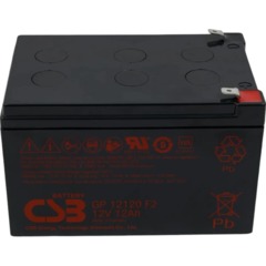 Батарея для ИБП CSB серия GP, GP12120 F2 CSB, 12В/12Ач, клеммы F2 - фото 2