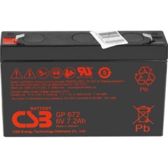 Батарея для ИБП CSB серия GP, GP672 CSB, 6В/7.2Ач, клеммы F1/F2 - фото 2