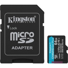 Карта памяти microSDXC Kingston 64G Go Plus G4 200R V30 с адапт. SDCG4/64GB - фото 4