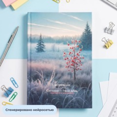 Ежедневник недатированный А5 Утро в лесу 7БЦ, матовый, 128л - фото 19