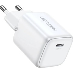 Зарядное устройство сет. UGREEN CD318 (15324)Nexode 20W USB-C PD GaN белый - фото 3