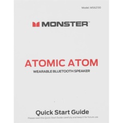 Портативная акустика Monster Atomic Atom, красная - фото 5