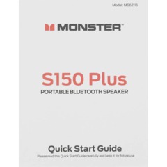 Портативная акустика Monster S150 Plus, чёрная - фото 5