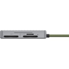Картридер UGREEN CM868 (55886) 2xSD Card Slot&1xTF Card Slot серый - фото 3