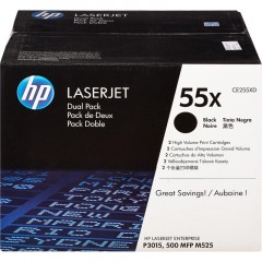 Картридж лазерный HP 55X CE255XD чер. пов.емк. для LJ P3015/M525(2шт/уп) Картридж лазерный HP 55X CE255XD чер. пов.емк. для LJ P3015/M525(2шт/уп) - фото 3