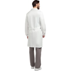 Халат антистатич. муж. М-105У укороч/белый,тип D,Москвичка, 120-124/182-188 - фото 8