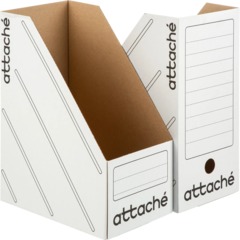 Лоток вертикальный Attache 150мм белый, 2 шт/уп