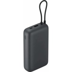 Внешний аккумулятор с встр.каб. Xiaomi BHR9740GL 20000mAh GL Dark Gray - фото 2