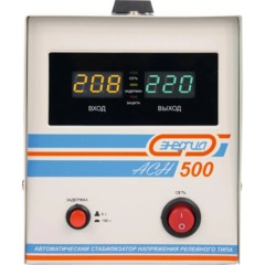 Стабилизатор напряжения ЭНЕРГИЯ АСН-500 с цифр. дисплеем(Е0101-0112) - фото 3