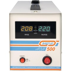 Стабилизатор напряжения ЭНЕРГИЯ АСН-500 с цифр. дисплеем(Е0101-0112) - фото 4