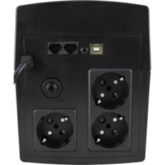 ИБП Энергия 1200 USB, лин.-инт., 1200ВА/720Вт, 3xEURO(Е0201-0051) - фото 2