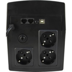 ИБП Энергия 1500 USB, лин.-инт., 1500ВА/900Вт, 3xEURO(Е0201-0052) - фото 2