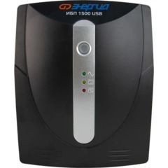ИБП Энергия 1500 USB, лин.-инт., 1500ВА/900Вт, 3xEURO(Е0201-0052) - фото 3