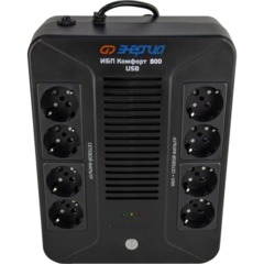 ИБП Энергия Комфорт 800 USB, лин.-инт., 800ВА/480Вт, 4+4 EURO (Е0201-1004) - фото 3
